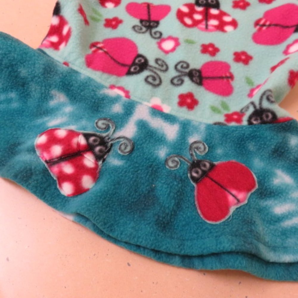 FLEECE LADY BUG DRESS/ SIZE 3/4 T OR TOP 5 TO 6X - Picture 2 of 4
